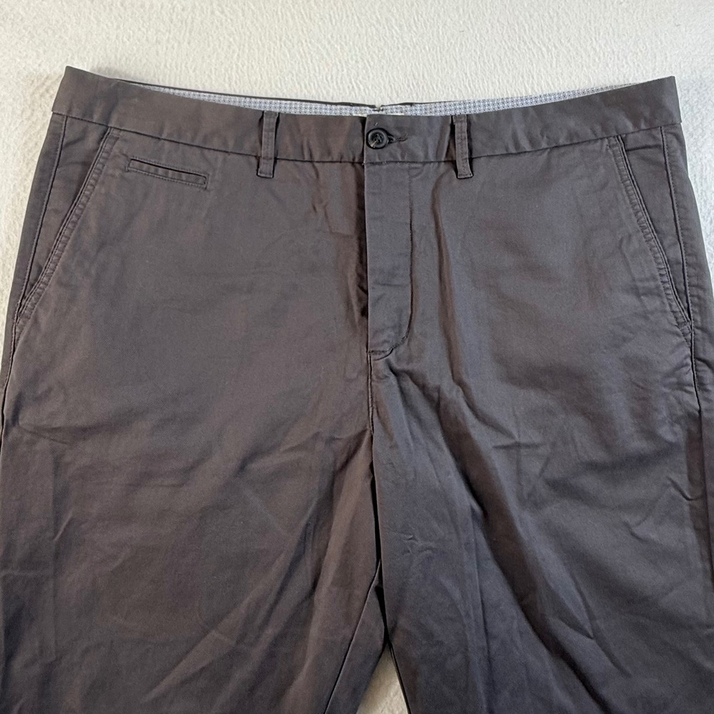 Perk Feel Good Chinos Mens 42x32 Slim Fit Stretch Performance Trousers Gray